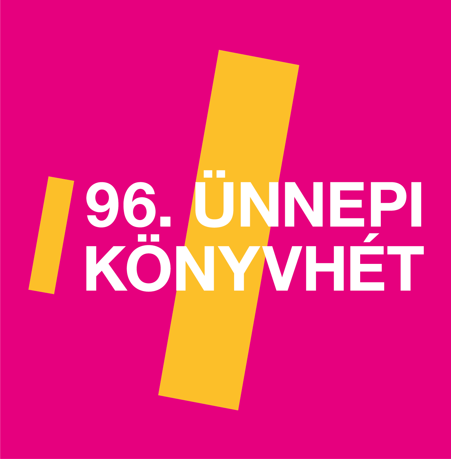 96. Ünnepi Könyvhét - logó