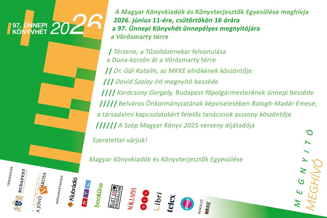 97. Ünnepi Könyvhét - Ünnepélyes megnyitó
